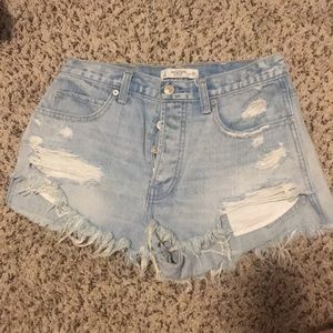 High rise festival shorts size 27